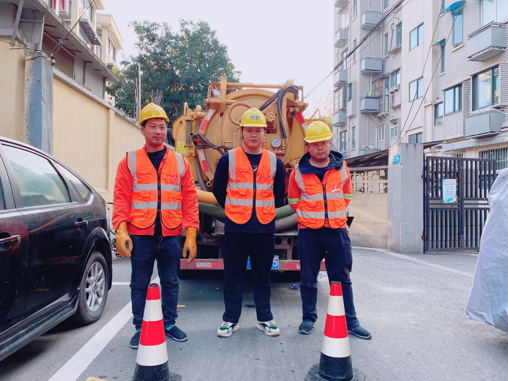 江东门南京某小区管道清淤检测施工